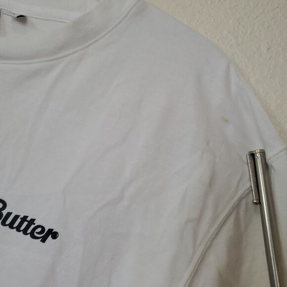 BTS T-shirt Butter official MD T-shirt size XL White Back Butter Print - Picture 11 of 14